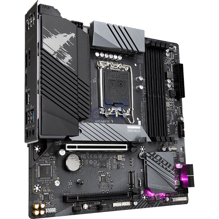 aorus b760m elite matx ddr4 gaming motherboard intel chipset