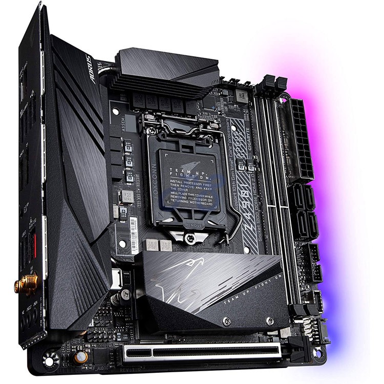 aorus z490i ultra mini itx gaming motherboard intel chipset