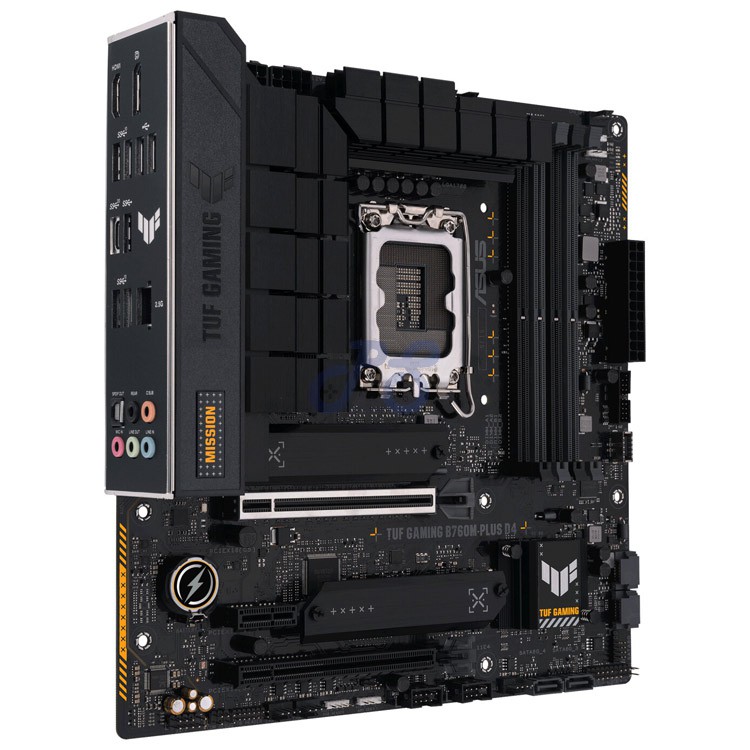 tuf b760mplus d4 microatx gaming motherboard intel chipset