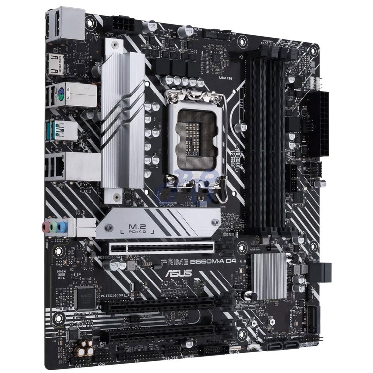 asus prime b660ma d4 atx motherboard intel chipset