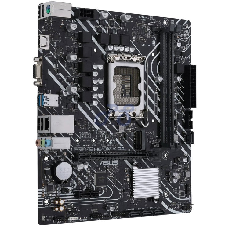 asus prime h610mk d4 matx motherboard intel chipset