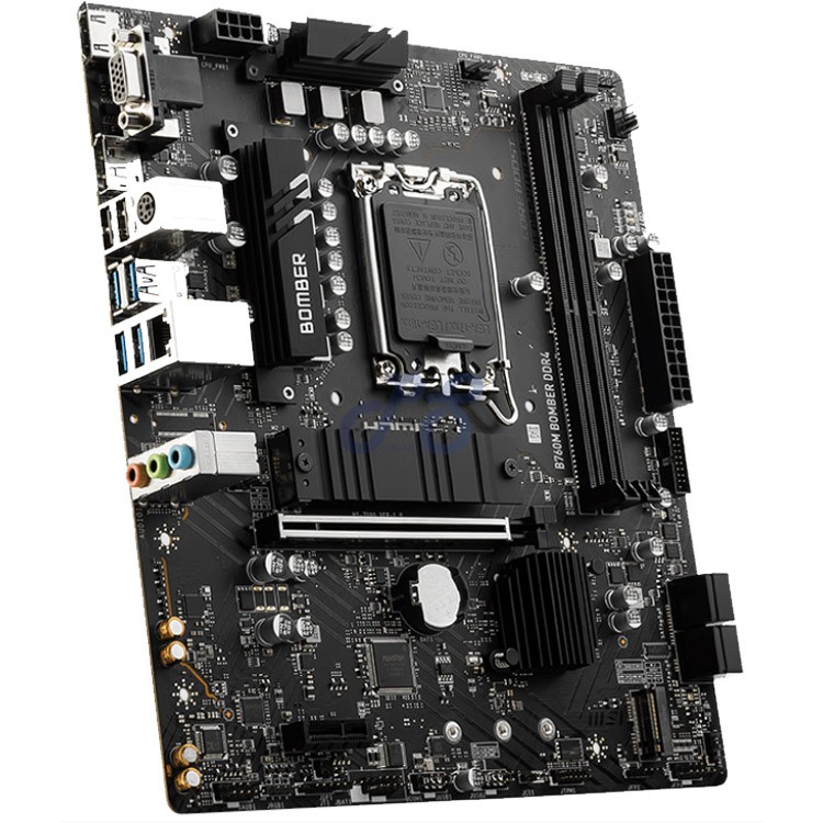 msi b760m bomber matx ddr4 motherboard intel chipset