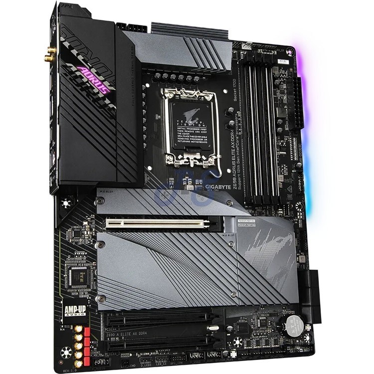 aorus z690 elite ax ddr4 atx gaming motherboard intel chipset