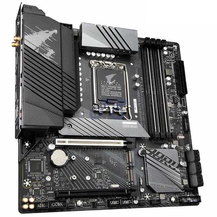 aorus z690m elite ax ddr4 matx gaming motherboard intel chipset