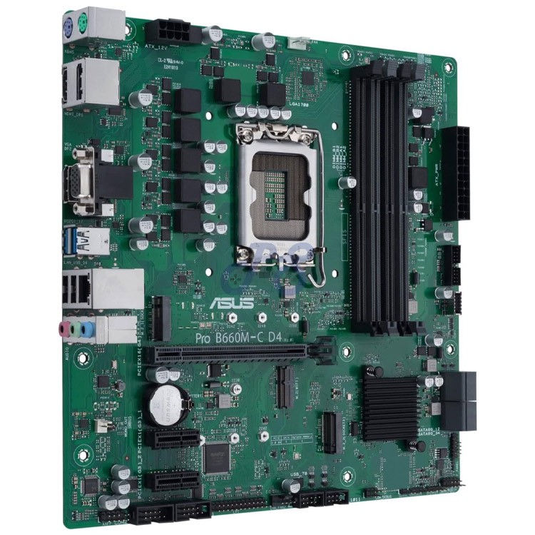 asus pro b660mc d4scm matx motherboard