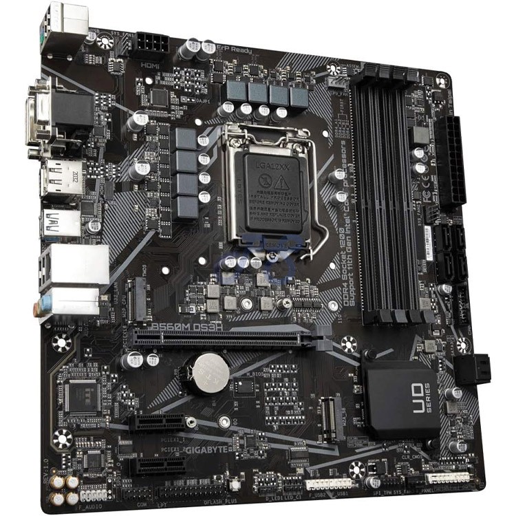 gigabyte b560m ds3h ddr4 mircoatx motherboard intel chipset