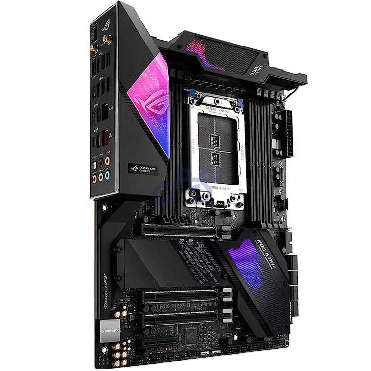 rog strix trx40e atx gaming motherboard amd chipset