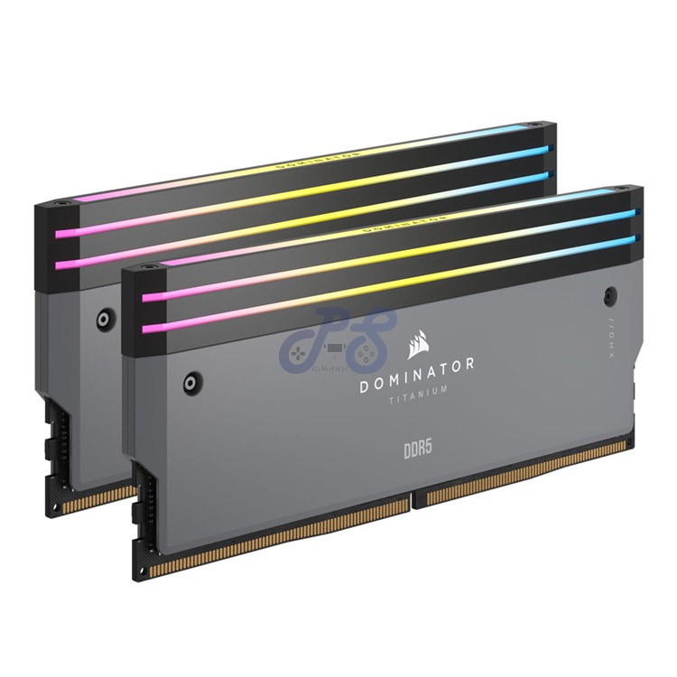 corsair dominator titanium 64gb ram ddr5 dual kit amd expo 6000mhz cl30 grey