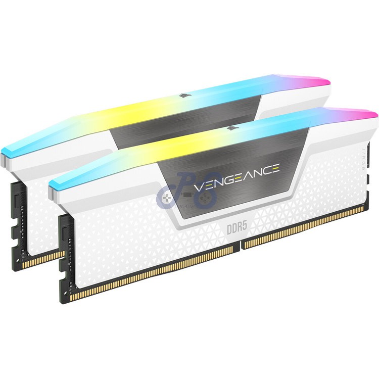 corsair vengeance rgb 32gb ddr5 dual intel xmp 5600mhz cl36 white