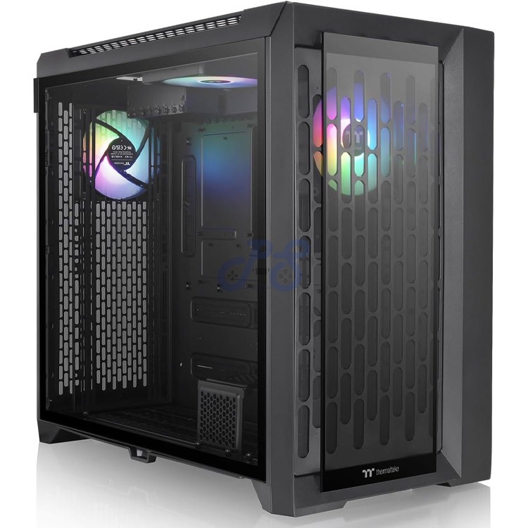 thermaltake cte c750 tg argb fulltower pc case black