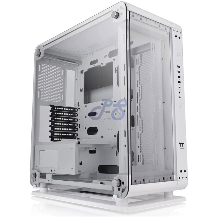 thermaltake the core p6 tg midtower gaming pc case snow edition