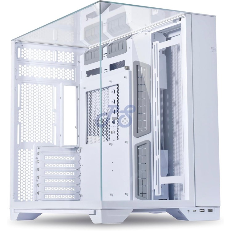 lian li o11 vision midtower pc case white