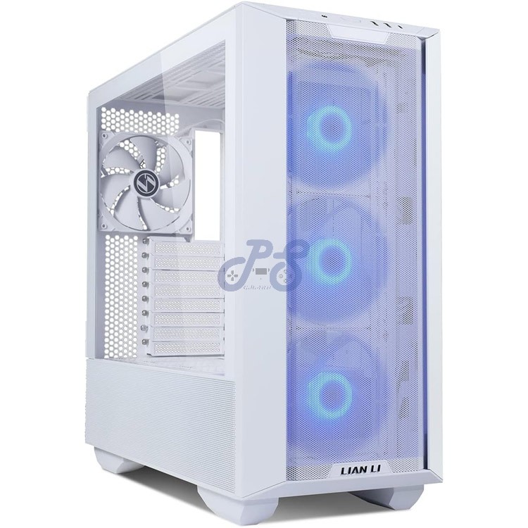 lian li lancool iii rgb midtower gaming pc case white