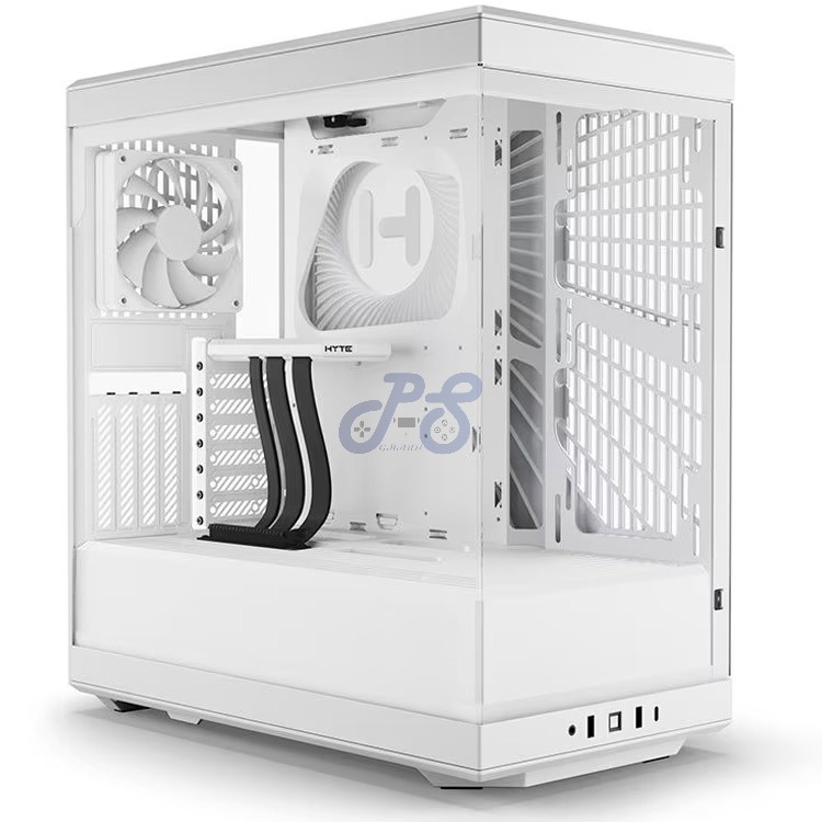 hyte y40 midtower aesthetic pc case snow white