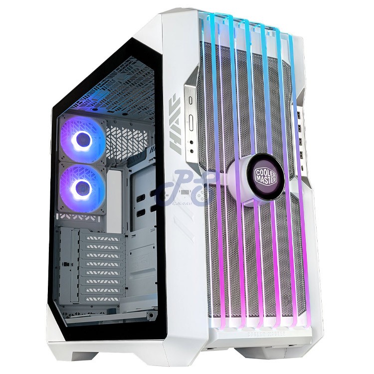 cooler master haf 700 evo fulltower gaming pc case white