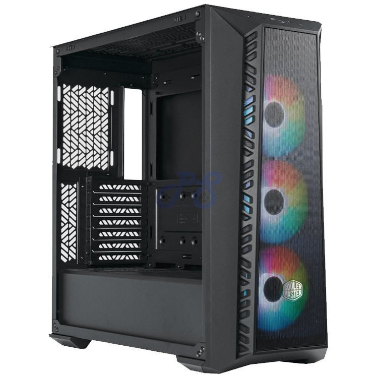 cooler master masterbox 520 mesh argb midtower gaming pc case black