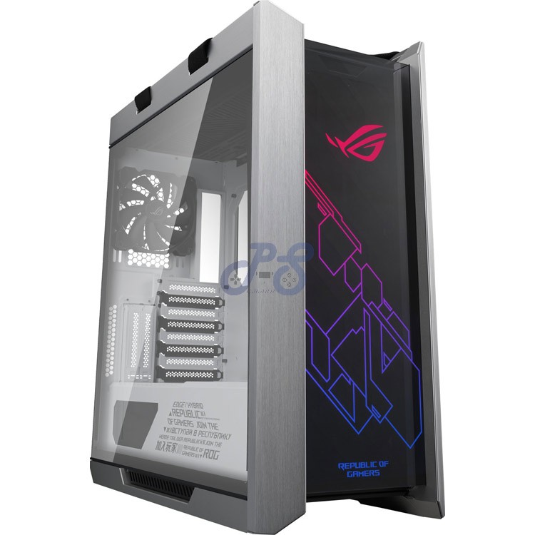 rog strix helios gx601 mid tower gaming pc case white edition