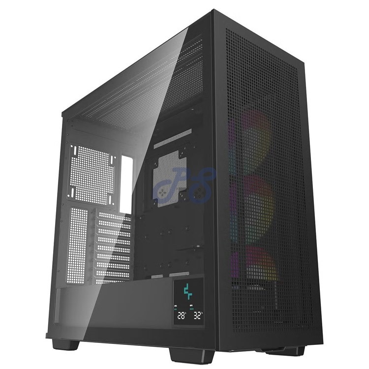 deepcool morpheus argb fulltower gaming pc case black