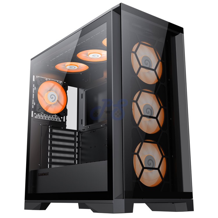 gamemax leader tg fulltower gaming pc case