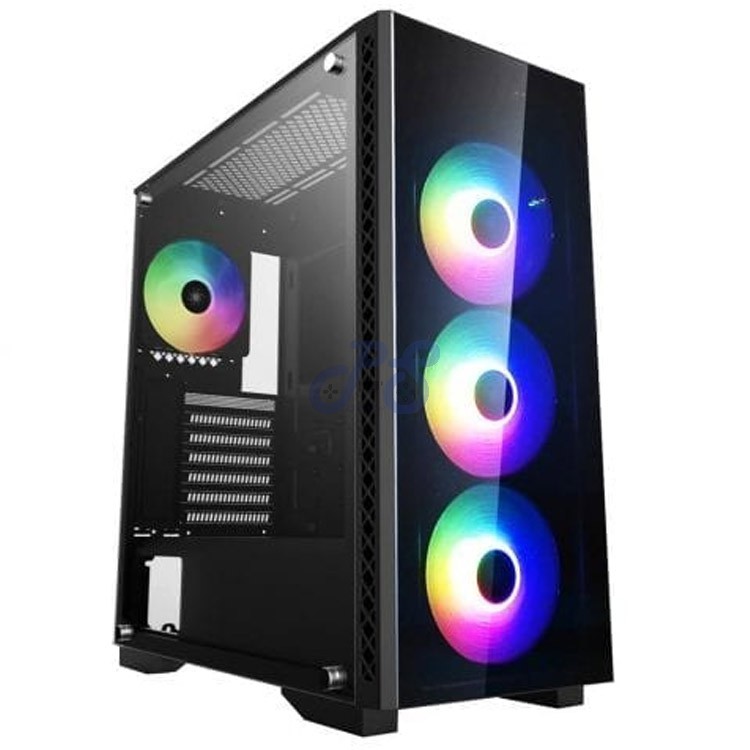 deepcool matrexx 50 addrgb4f midtower gaming pc case