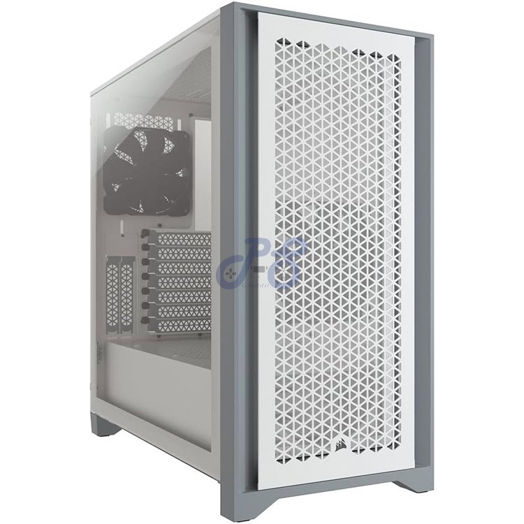 corsair 4000d airflow tg midtower gaming pc case white