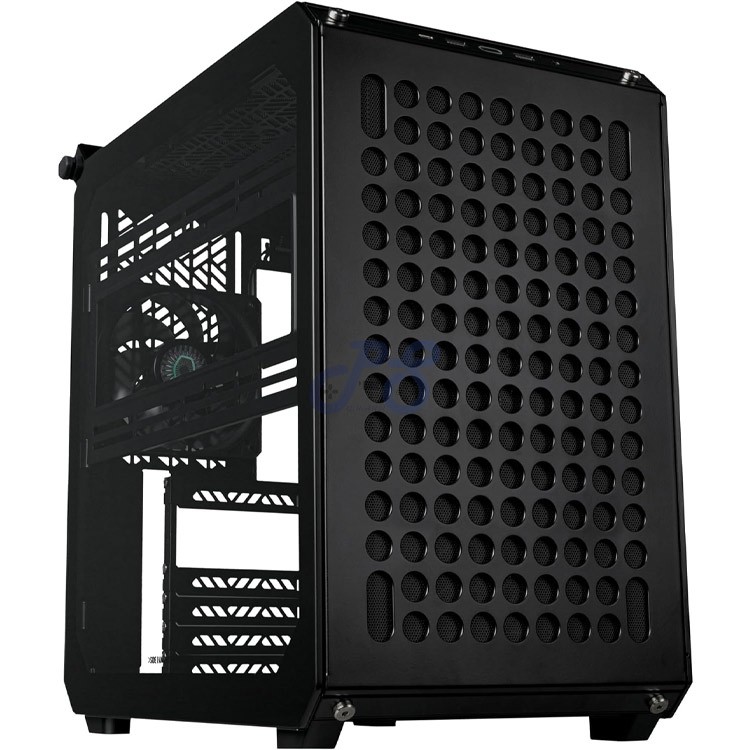 cooler master qube 500 flatpack midtower gaming pc case black