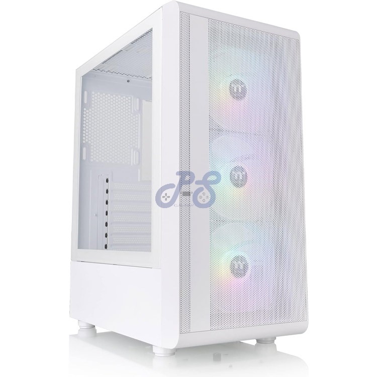 thermaltake s200 tg argb midtower pc case snow edition