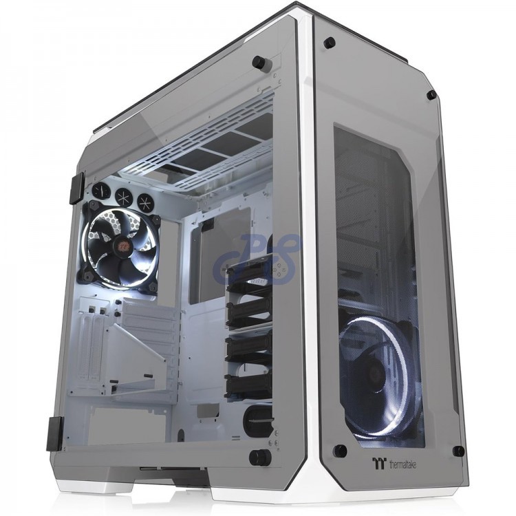thermaltake view 71 tg rgb fulltower pc case white