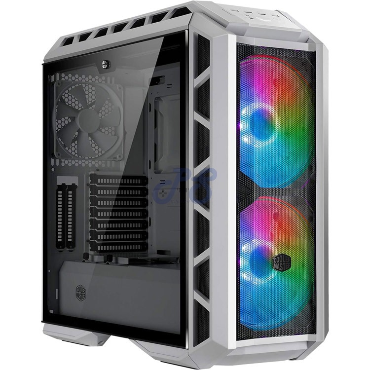 cooler master mastercase h500p mesh white argb midtower gaming pc case