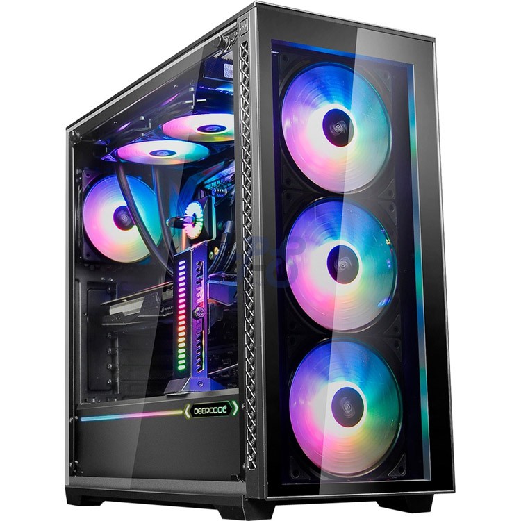 deepcool matrexx 70 addrgb 3f midtower gaming pc case