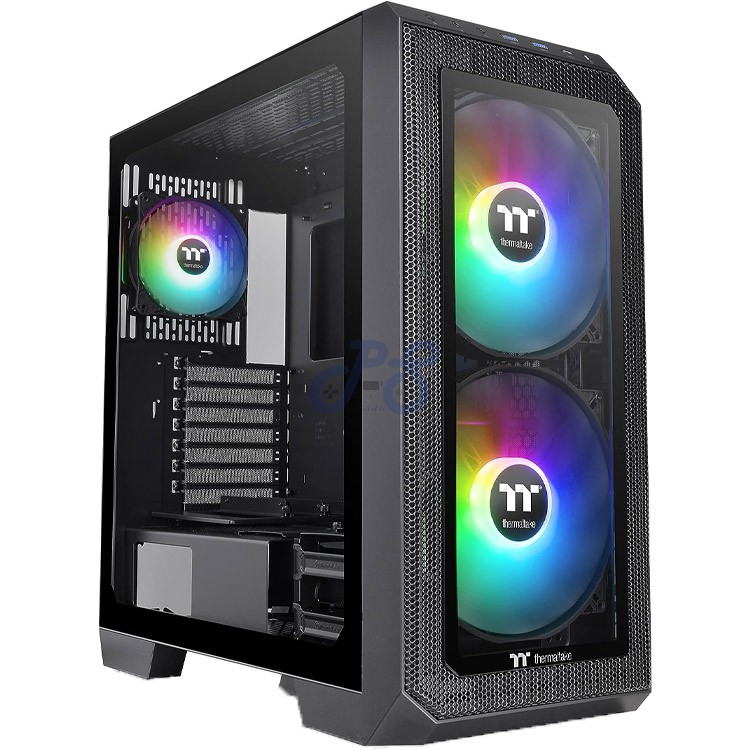 thermaltake view 300 mx midtower gaming pc case black