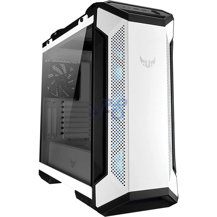 tuf gt501 midtower gaming pc case white edition