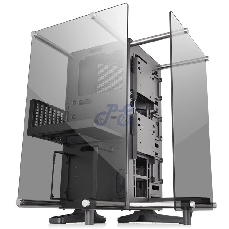 core p90 tempered glass edition gaming pc case black