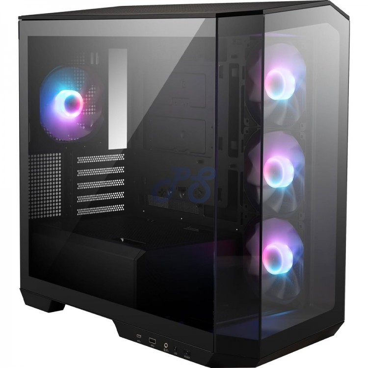 msi mag pano m100r pz midtower premium gaming pc case black