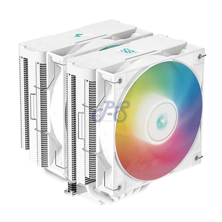 deepcool ag620 digital wh argb dualtower cpu air cooler