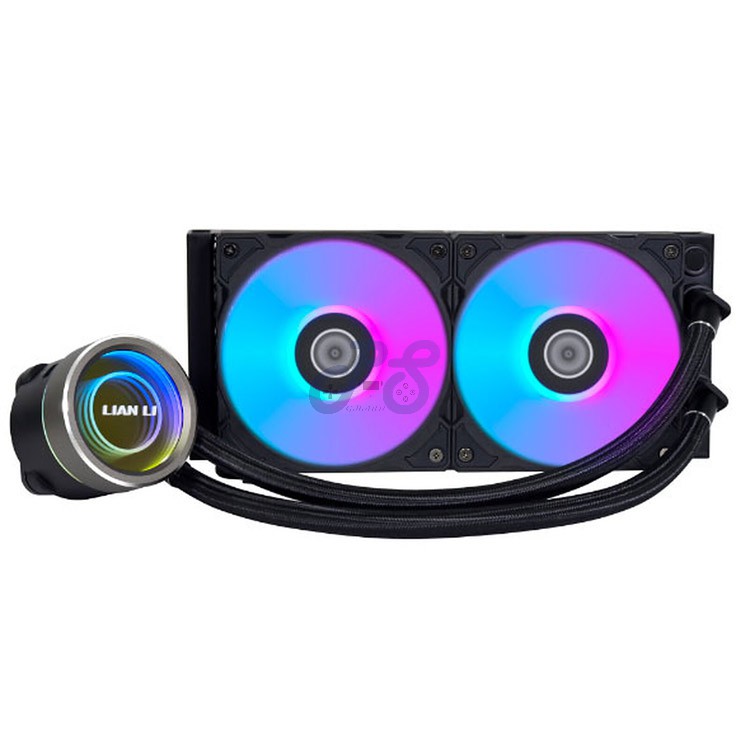 lian li galahad ii trinity 240 aio cpu cooler black