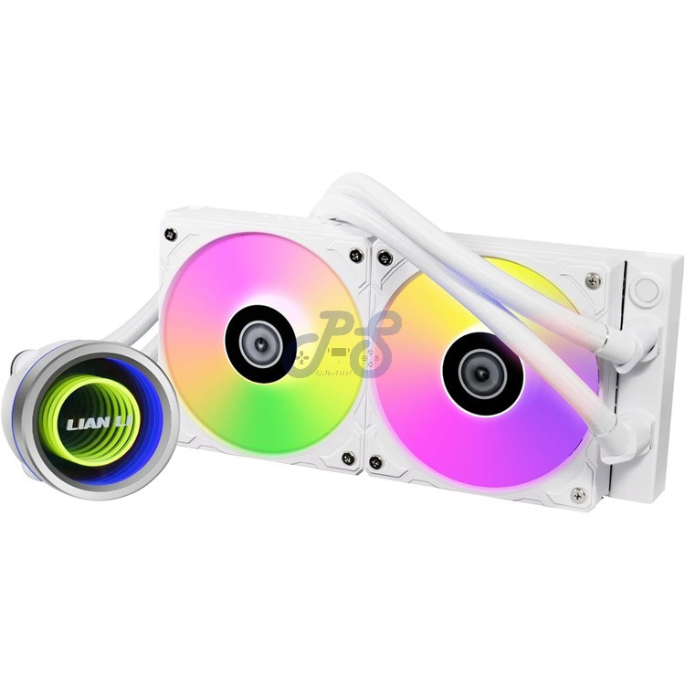 lian li galahad ii trinity 240 aio cpu cooler white
