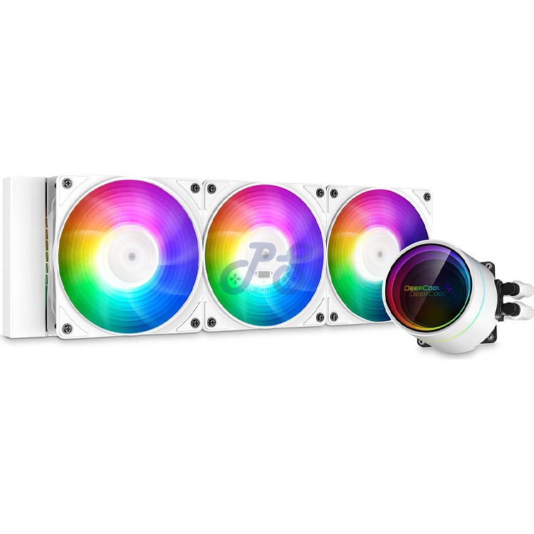 deepcool castle 360ex argb wh aio liquid cpu cooler