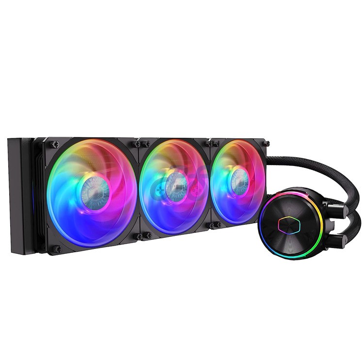 cooler master masterliquid pl360 flux aio liquid cpu cooler black