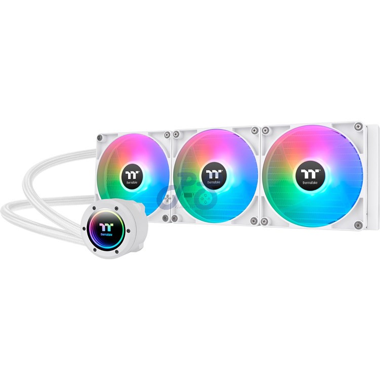thermaltake th420 v2 argb aio cpu cooler white
