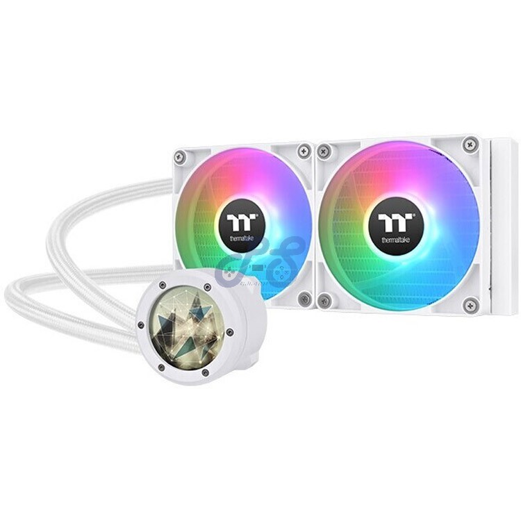 thermaltake th240 v2 ultra argb aio cpu cooler white