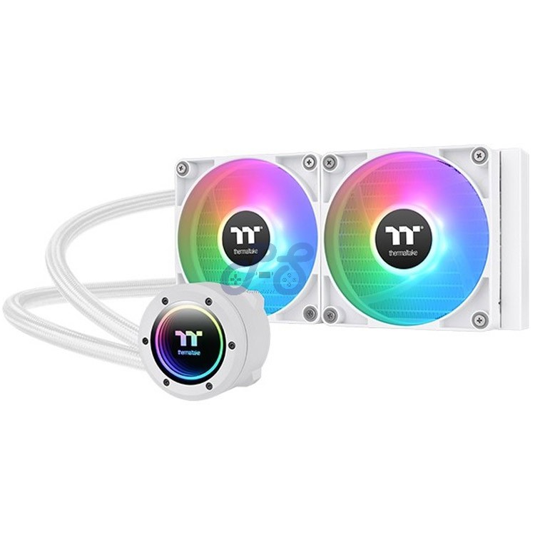 thermaltake th240 v2 argb aio cpu cooler white