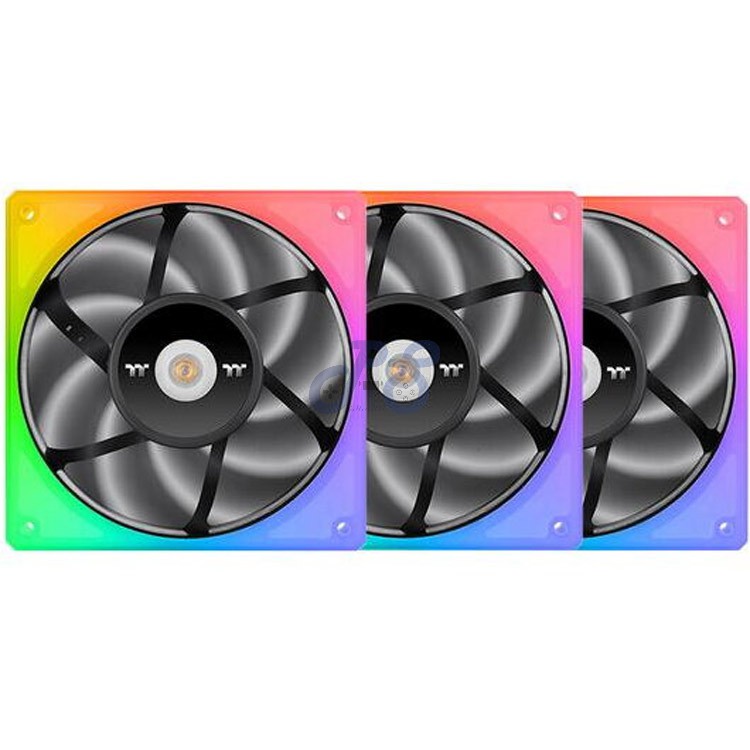 thermaltake toughfan 12 rgb gaming pc case fan tt premium edition 3 pack