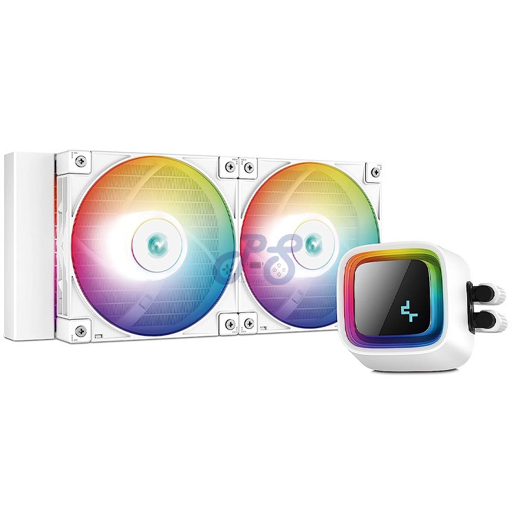 deepcool ls520 wh aio cpu water cooling radiator