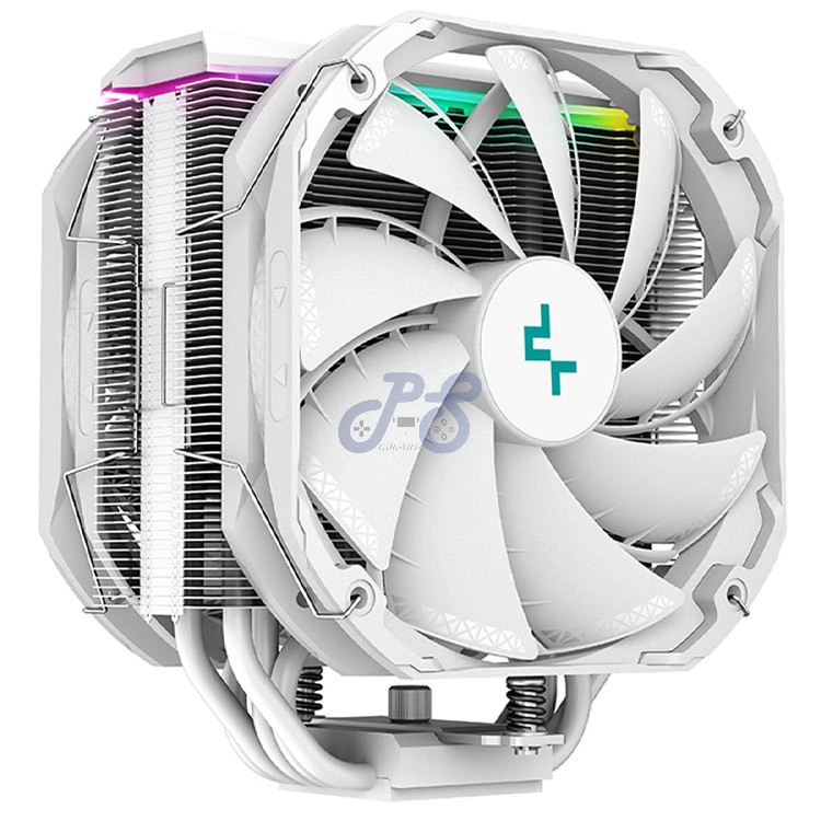 deepcool as500 plus singletower cpu air cooler 140mm white
