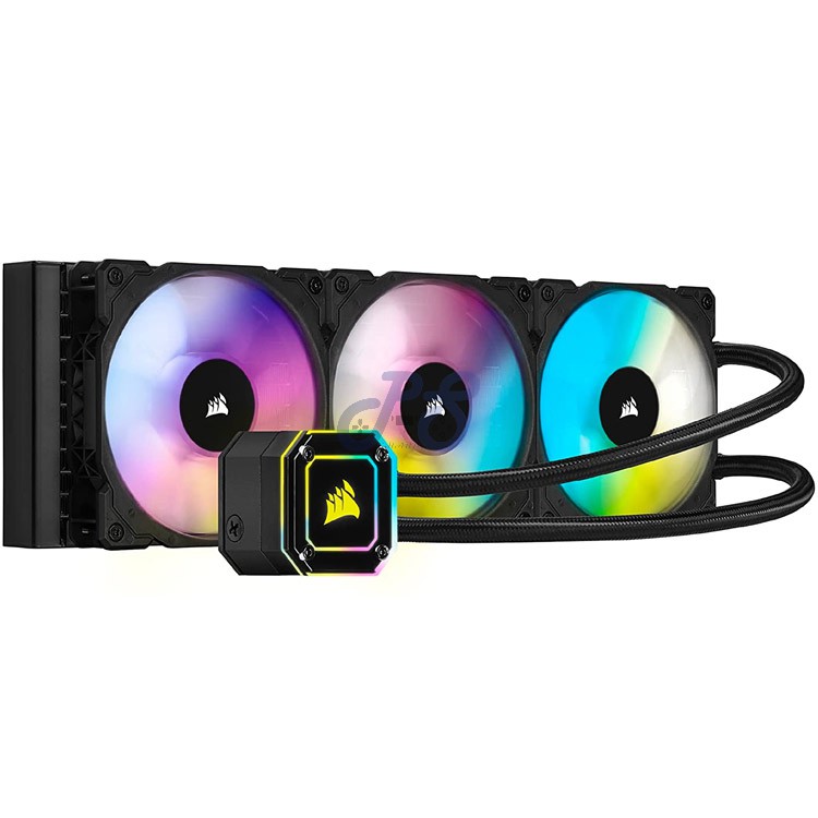 corsair icue h150i elite capellix liquid cpu cooler 360mm