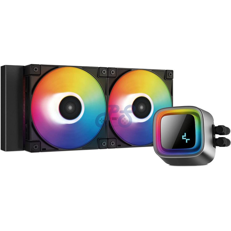 deepcool ls520 aio cpu water cooling radiator