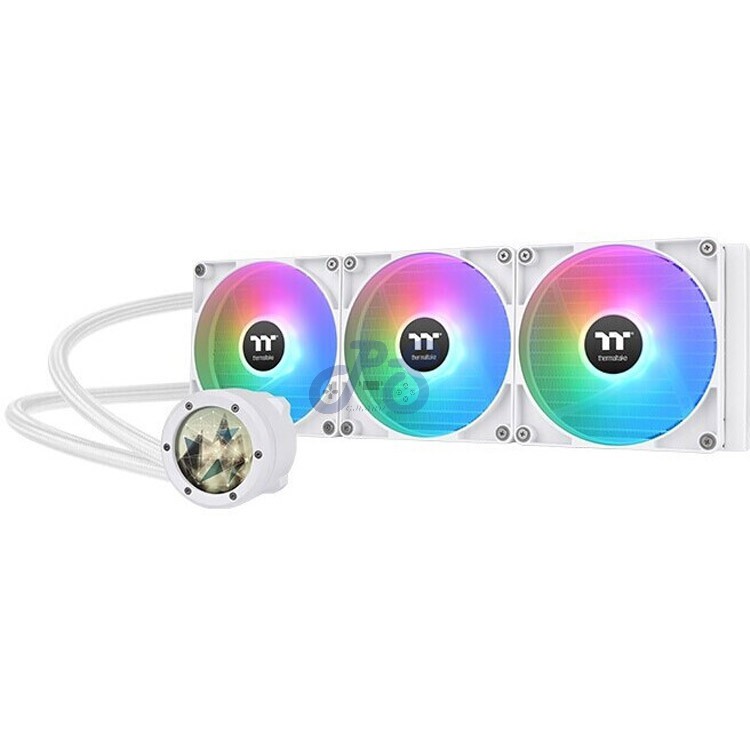 thermaltake th420 v2 ultra argb aio cpu cooler white