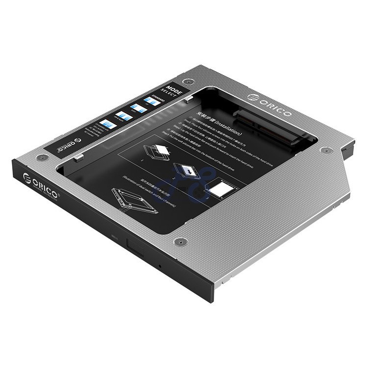 orico laptop caddy 95mm silver