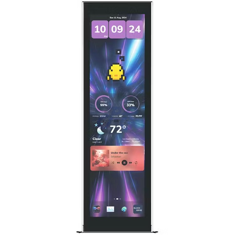 hyte y70 touch infinite display upgrade kit pitch black